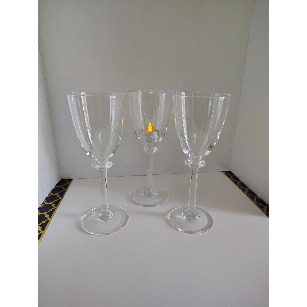 Simon Pearce Cavendish Modern Wine Glasses  9.5"  Tall - Set Of 3      55